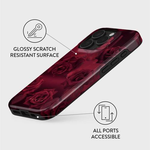 Husa Dual Layer Femme Fatale Burga pentru iPhone 16 Pro, Rosu 1 Husa Dual Layer Femme Fatale Burga pentru iPhone 16 Pro, Rosu