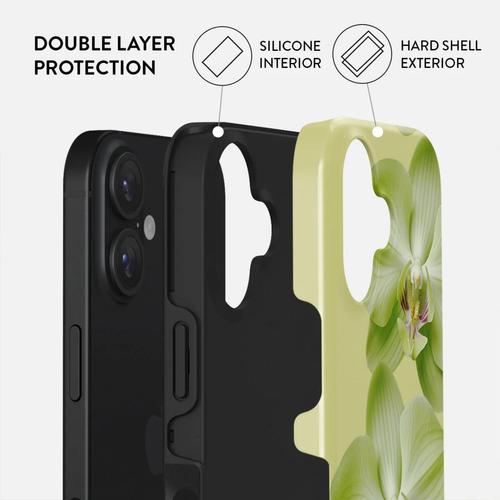 Husa Dual Layer Purity Burga pentru iPhone 16, Verde 1 Husa Dual Layer Purity Burga pentru iPhone 16, Verde