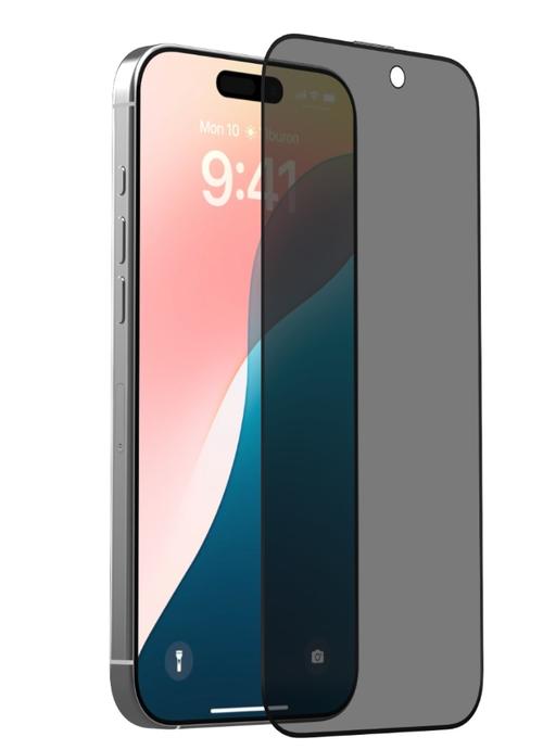Folie Sticla Van Series Full Screen Privacy Twice Devia pentru iPhone 16 Pro, Negru 1 Folie Sticla Van Series Full Screen Privacy Twice Devia pentru iPhone 16 Pro, Negru