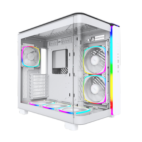Carcasa Montech KING 95 PRO CAMTKG95PROWH, Middle Tower, 6 ventilatoare incluse (Alb) 1 Carcasa Montech KING 95 PRO CAMTKG95PROWH, Middle Tower, 6 ventilatoare incluse (Alb)