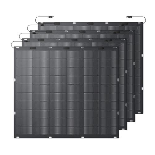 Set 4 Panouri solare flexibile Anker Solix FS20, 225W, IP67, Tehnologie TOPCon, Negru 1 Set 4 Panouri solare flexibile Anker Solix FS20, 225W, IP67, Tehnologie TOPCon, Negru