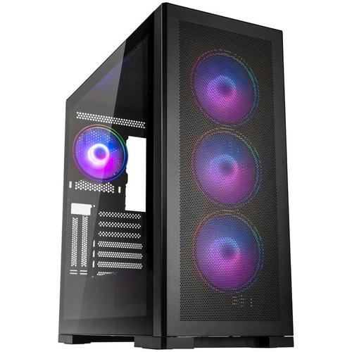 Carcasa Kolink Unity Meshbay ARGB, Mid-Tower, 4 ventilatoare RGB (Negru) 1 Carcasa Kolink Unity Meshbay ARGB, Mid-Tower, 4 ventilatoare RGB (Negru)