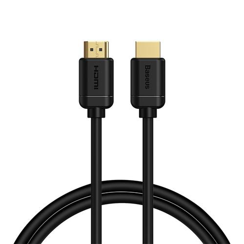 Cablu HDMI 2.0, Baseus CAKGQ-A01, 4K 60Hz, 3D, HDR, 18 Gbps, 1 m, Negru 1 Cablu HDMI 2.0, Baseus CAKGQ-A01, 4K 60Hz, 3D, HDR, 18 Gbps, 1 m, Negru
