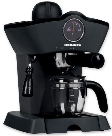 Espressor Heinner HEM-200BK, 0.25 l, 3.5 bar, 800 W (Negru)