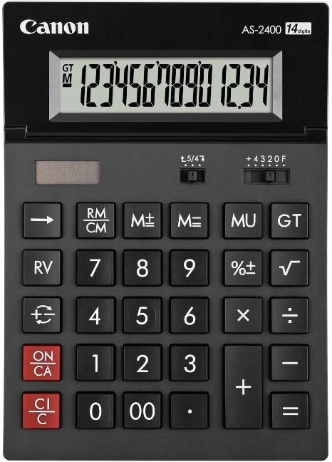 Calculator de birou Canon AS-2400 (Negru) 1 Calculator de birou Canon AS-2400 (Negru)