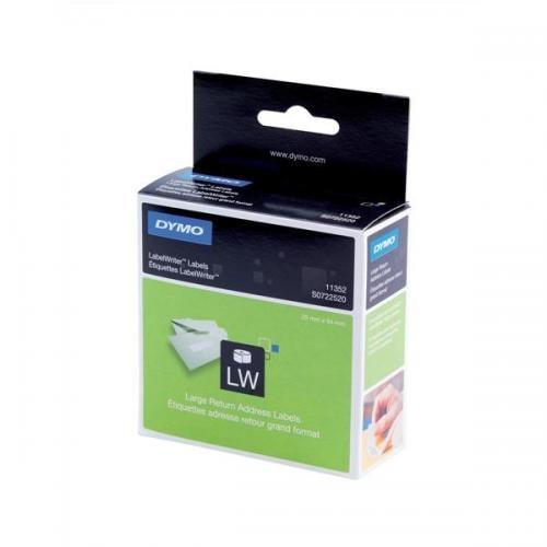 Etichete Dymo Originale 54 x 25mm, Alb, S0722520, DY11352 1 Etichete Dymo Originale 54 x 25mm, Alb, S0722520, DY11352