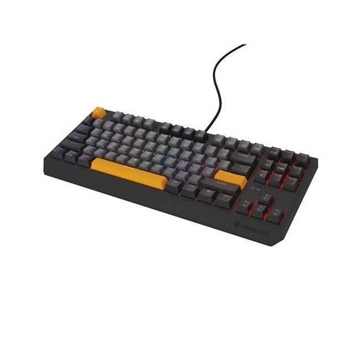 Tastatura Gaming Mecanica Genesis Thor 230 TKL Negative, USB, Iluminare RGB, Switch-uri Outemu Red (Gri) 1 Tastatura Gaming Mecanica Genesis Thor 230 TKL Negative, USB, Iluminare RGB, Switch-uri Outemu Red (Gri)