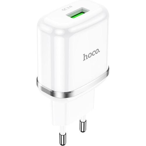 Incarcator Retea Hoco N3 Vigour, 1 x USB, 18W, QC 3.0 1 Incarcator Retea Hoco N3 Vigour, 1 x USB, 18W, QC 3.0