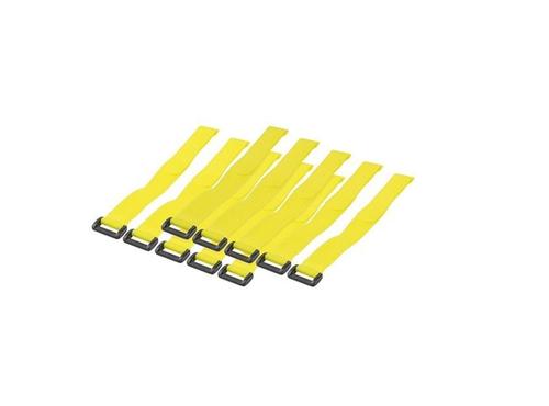 Set 10 curele de prins cabluri, LogiLink, Galben 1 Set 10 curele de prins cabluri, LogiLink, Galben