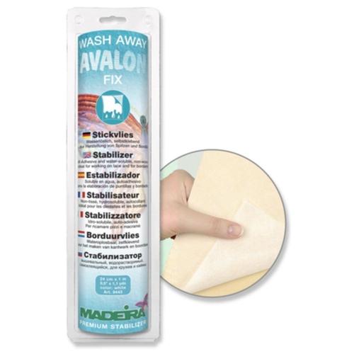 Insertie broderie hidrosolubila Avalon Fix Film autocolant 0,24 x 1m, Madeira 9443 1 Insertie broderie hidrosolubila Avalon Fix Film autocolant 0,24 x 1m, Madeira 9443