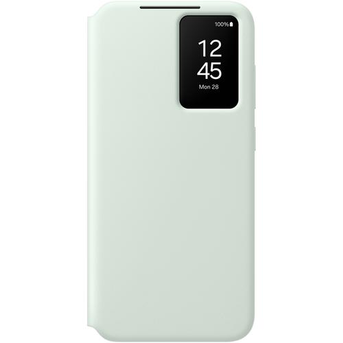 Husa de protectie Samsung Smart View Wallet Case pentru Galaxy S24 FE, Verde 1 Husa de protectie Samsung Smart View Wallet Case pentru Galaxy S24 FE, Verde