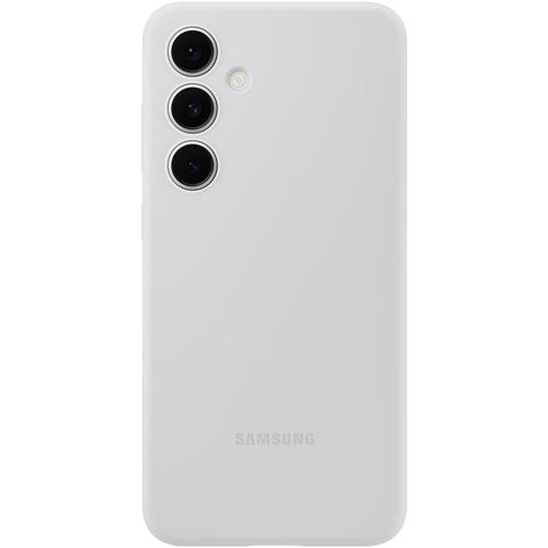 Husa de protectie Samsung Silicone Case pentru Galaxy S24 FE, Gri 1 Husa de protectie Samsung Silicone Case pentru Galaxy S24 FE, Gri