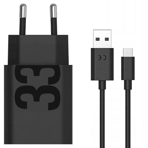 Incarcator retea Motorola TurboPower 33W PG38C06448, 1 x USB-A, inclus cablu USB Type-C 1 m, Negru 1 Incarcator retea Motorola TurboPower 33W PG38C06448, 1 x USB-A, inclus cablu USB Type-C 1 m, Negru