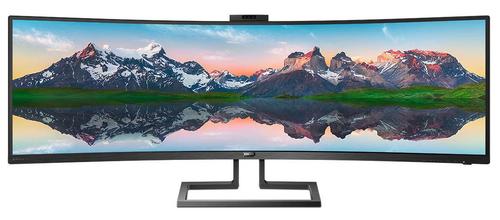 Monitor LCD VA Philips 48.8inch 499P9H/00, Dual Quad HD (5120 x 1440), HDMI, DisplayPort, Ecran Curbat, Boxe (Negru) 1 Monitor LCD VA Philips 48.8inch 499P9H/00, Dual Quad HD (5120 x 1440), HDMI, DisplayPort, Ecran Curbat, Boxe (Negru)
