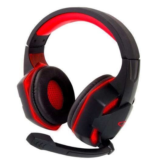 Casti Gaming ESPERANZA BLACKBIRD, Microfon, USB/Jack 3.5mm (Negru/Rosu) 1 Casti Gaming ESPERANZA BLACKBIRD, Microfon, USB/Jack 3.5mm (Negru/Rosu)