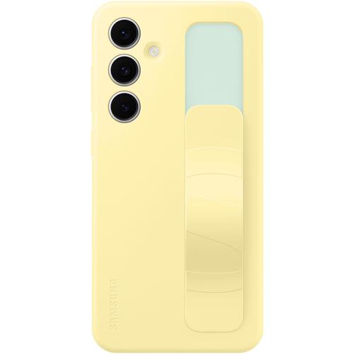 Husa de protectie Samsung Standing Grip Case pentru Galaxy S24 FE, Galben 1 Husa de protectie Samsung Standing Grip Case pentru Galaxy S24 FE, Galben