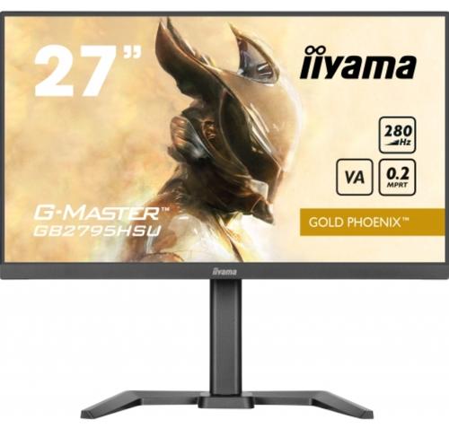 Monitor Gaming VA LED Iiyama Gold Pheonix G-MASTER 27inch GB2795HSU-B1, Full HD (1920 x 1080), HDMI, DisplayPort, Boxe, 280 Hz, 0.2 ms (Negru) 1 Monitor Gaming VA LED Iiyama Gold Pheonix G-MASTER 27inch GB2795HSU-B1, Full HD (1920 x 1080), HDMI, DisplayPort, Boxe, 280 Hz, 0.2 ms (Negru)