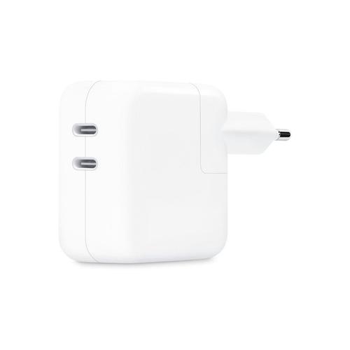 Incarcator laptop Apple MW2K3ZM/A, 35W, Dual USB-C (Alb) 1 Incarcator laptop Apple MW2K3ZM/A, 35W, Dual USB-C (Alb)