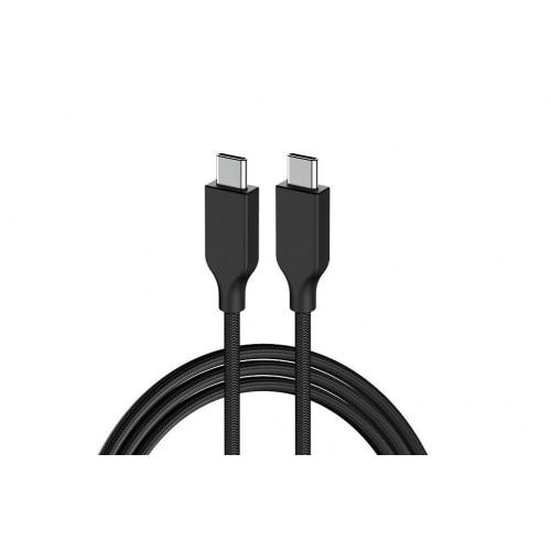 Cablu de date Genius, USB Type-C - USB Type-C, PD 3.0 60W, 1m, braided nylon, Negru 1 Cablu de date Genius, USB Type-C - USB Type-C, PD 3.0 60W, 1m, braided nylon, Negru