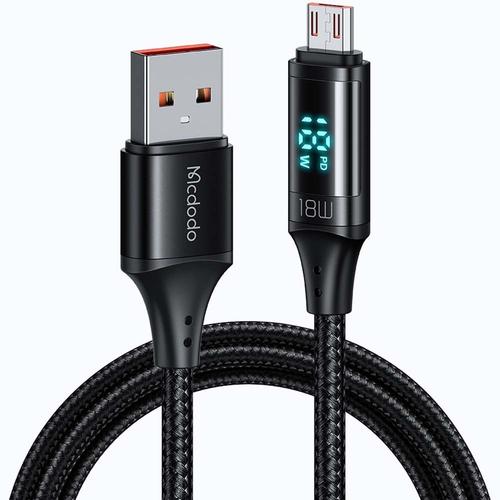 Cablu incarcare, Mcdodo, USB la Micro USB QC 4.0 18W, extrarezistent, pentru Samsung, Apple, Huawei, Xiaomi, OPPO, Digital HD Series 1,2M 1 Cablu incarcare, Mcdodo, USB la Micro USB QC 4.0 18W, extrarezistent, pentru Samsung, Apple, Huawei, Xiaomi, OPPO, Digital HD Series 1,2M