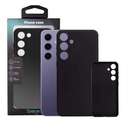 Husa de protectie Spacer pentru Samsung Galaxy S24 Plus, material flexibil TPU, Negru 1 Husa de protectie Spacer pentru Samsung Galaxy S24 Plus, material flexibil TPU, Negru