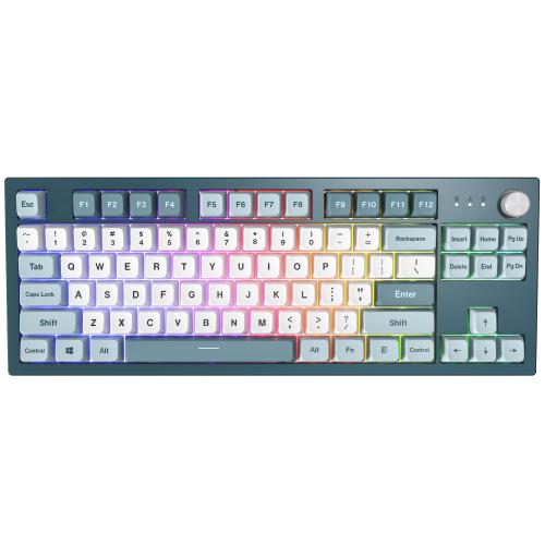 Tastatura mecanica Montech MKey TKL Freedom, Switchuri GateronG PRO 2.0 Yellow, Gri 1 Tastatura mecanica Montech MKey TKL Freedom, Switchuri GateronG PRO 2.0 Yellow, Gri