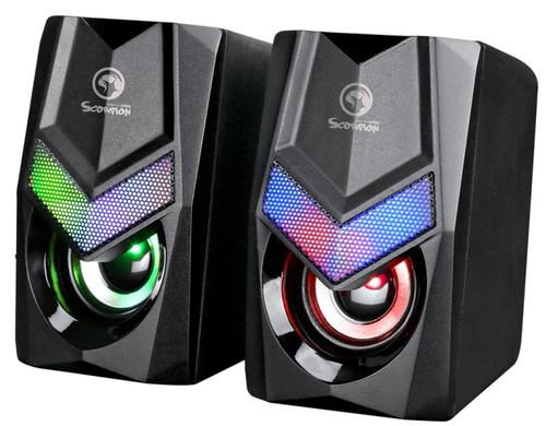 Boxe Marvo SG-118, iluminare Rainbow (Negru) 1 Boxe Marvo SG-118, iluminare Rainbow (Negru)