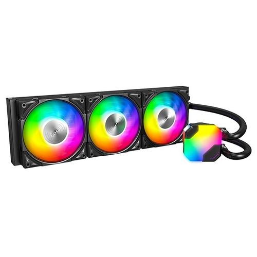 Cooler CPU Montech Hyper Flow ARGB 360, iluminare RGB, Negru 1 Cooler CPU Montech Hyper Flow ARGB 360, iluminare RGB, Negru