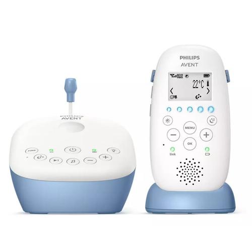 Sistem DECT de monitorizare pentru copii Philips Avent SCD735/52, 24 ore, proiector lumina nocturn, termometru, raza 330m 1 Sistem DECT de monitorizare pentru copii Philips Avent SCD735/52, 24 ore, proiector lumina nocturn, termometru, raza 330m