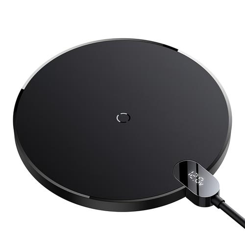 Incarcator Wireless Baseus Digital Led Display Gen 2 CCED000001, 15W, 1.67A, Negru 1 Incarcator Wireless Baseus Digital Led Display Gen 2 CCED000001, 15W, 1.67A, Negru