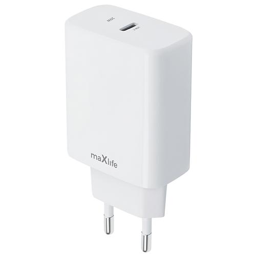 Incarcator Retea MaXlife MXTC-10-20C, 20W, 3A, 1 x USB-C, Alb 1 Incarcator Retea MaXlife MXTC-10-20C, 20W, 3A, 1 x USB-C, Alb