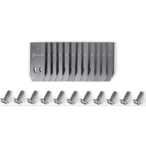 Set de 12 cutite de schimb Ecovacs pentru robotul cositor GOAT G1, cu suruburi incluse 1 Set de 12 cutite de schimb Ecovacs pentru robotul cositor GOAT G1, cu suruburi incluse