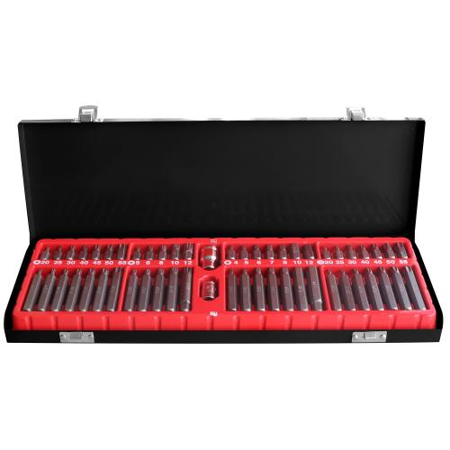 Set 54 biti Heinner CTSM030, 30/75mm, material chrome-vanadium, tip: Spline, Hex Bit, Bit Torx si Securitate Torx 1 Set 54 biti Heinner CTSM030, 30/75mm, material chrome-vanadium, tip: Spline, Hex Bit, Bit Torx si Securitate Torx
