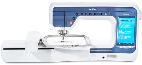 Masina de cusut si brodat Brother Limited Edition V5LEVK1, 514 Cusaturi, 224 Broderi, 1050 Imp/min, Ecran LCD (Alb/Albastru) 1 Masina de cusut si brodat Brother Limited Edition V5LEVK1, 514 Cusaturi, 224 Broderi, 1050 Imp/min, Ecran LCD (Alb/Albastru)
