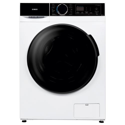 Masina de spalat rufe Samus WSADI-10143, 10 kg, 1400 rpm, Clasa A, 15 programe (Alb/Negru)