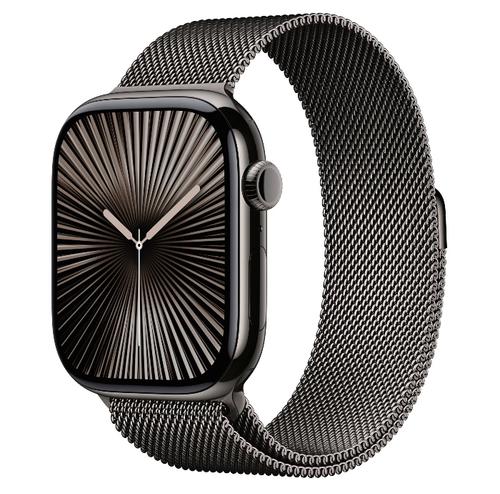 Smartwatch Apple Watch 10 GPS Cellular, Carcasa Slate Titanium 46mm, ecran LTPO OLED, 64GB, curea inox Slate Milanese Loop - M/L 1 Smartwatch Apple Watch 10 GPS Cellular, Carcasa Slate Titanium 46mm, ecran LTPO OLED, 64GB, curea inox Slate Milanese Loop - M/L
