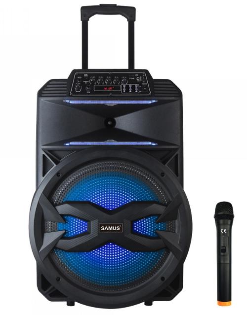 Boxa portabila Samus KARAOKE 15, 55 W, Bluetooth, Radio FM (Negru) 1 Boxa portabila Samus KARAOKE 15, 55 W, Bluetooth, Radio FM (Negru)