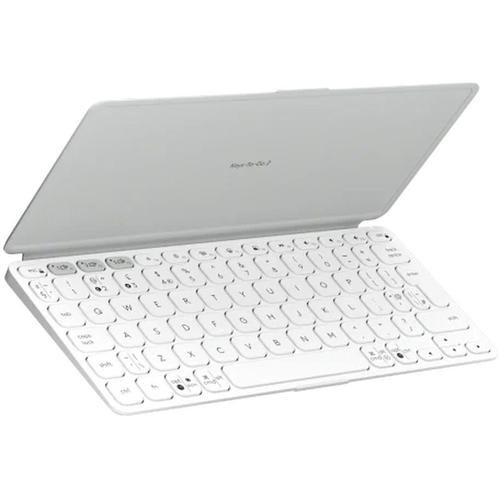 Tastatura Wireless LOGITECH Keys-To-Go 2, Bluetooth, Compatibil iOS, Android, Mac OS, Windows, iPAD, Layout US International (Alb)