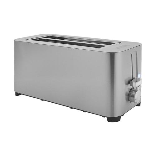 Prajitor de paine Princess 0114240201001 cu 2 sloturi lungi, 1400 W (Argintiu)