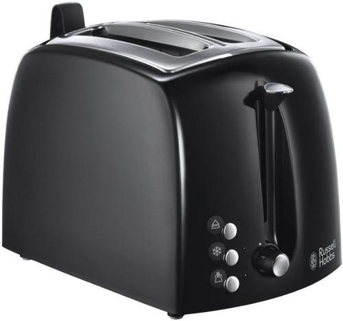 Prajitor de paine Russell Hobbs Textures Plus 22601-56, 2 Felii, 850W, Negru