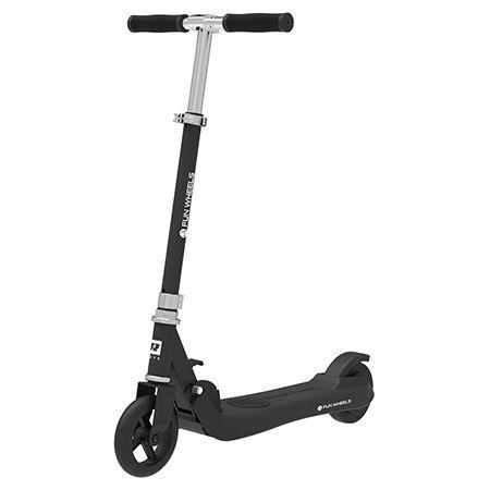 Trotineta electrica Fun Wheels R, Viteza maxima 12 Km/h, Autonomie 6Km, Motor 100W, IP54, roti 5.5inch (Negru) 1 Trotineta electrica Fun Wheels R, Viteza maxima 12 Km/h, Autonomie 6Km, Motor 100W, IP54, roti 5.5inch (Negru)