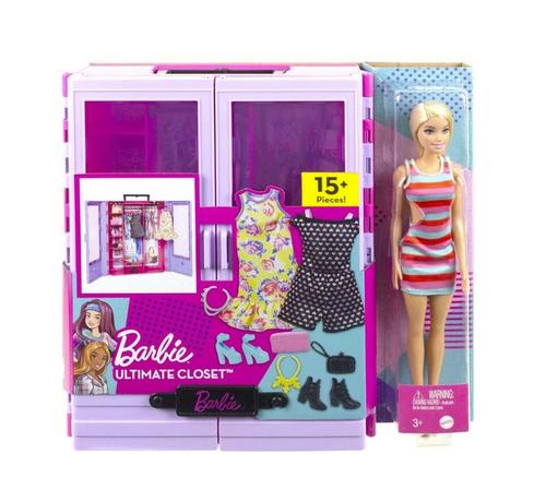 Set de joaca Barbie Garderoba, cu papusa 1 Set de joaca Barbie Garderoba, cu papusa