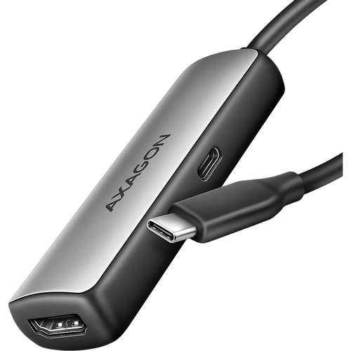 Adaptor video AXAGON RVC-HI8KPD, USB-C - HDMI, 8K/60Hz, PD 100W, Negru 1 Adaptor video AXAGON RVC-HI8KPD, USB-C - HDMI, 8K/60Hz, PD 100W, Negru