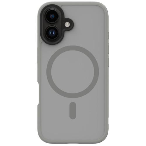 Husa Lemontti Hybrid MagSafe iPhone 16, Gri 1 Husa Lemontti Hybrid MagSafe iPhone 16, Gri