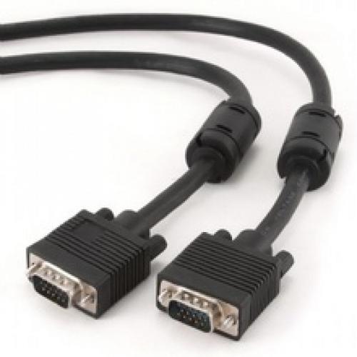 Cablu date monitor dubluecranat 30M (Negru)