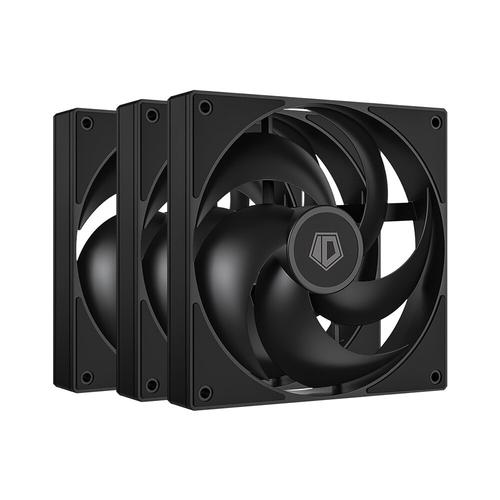 Set 3 ventilatoare ID-Cooling AS-120 K, 120mm, Negru 1 Set 3 ventilatoare ID-Cooling AS-120 K, 120mm, Negru