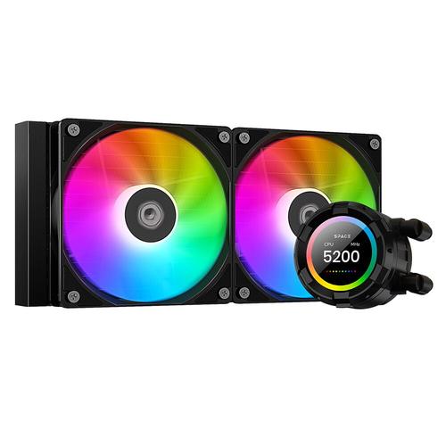 Cooler CPU cu lichid ID-Cooling SL240 XE, display LED, 2 x 120 mm, iluminare aRGB 1 Cooler CPU cu lichid ID-Cooling SL240 XE, display LED, 2 x 120 mm, iluminare aRGB
