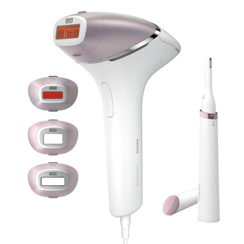 Epilator IPL Philips Lumea Prestige IPL BRI 949/00, 450.000 impulsuri, senzor SmartSkin, trimmer inclus (Roz)
