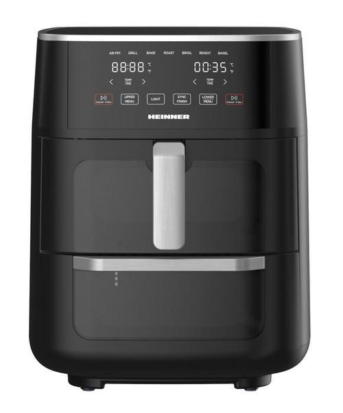 Friteuza cu aer cald Heinner HAFO-M11BK1700, 11 l (6+5), Display Touchscreen, Timer, 10 programe (Negru) 1 Friteuza cu aer cald Heinner HAFO-M11BK1700, 11 l (6+5), Display Touchscreen, Timer, 10 programe (Negru)