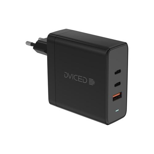 Incarcator retea Dviced DV221013, 65W, GaN, 1 USB-A, 2 USB-C (Negru) 1 Incarcator retea Dviced DV221013, 65W, GaN, 1 USB-A, 2 USB-C (Negru)